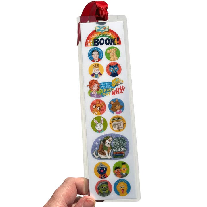 Jillian Kaye Art - Wholesale Bookmark - A PBS Childhood Laminated Bookmark with Ribbon