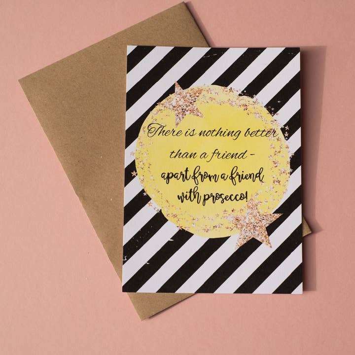 Dios Designs - Wholesale Postcard - A6 Postcard Print - Yellow Star Alcohol11