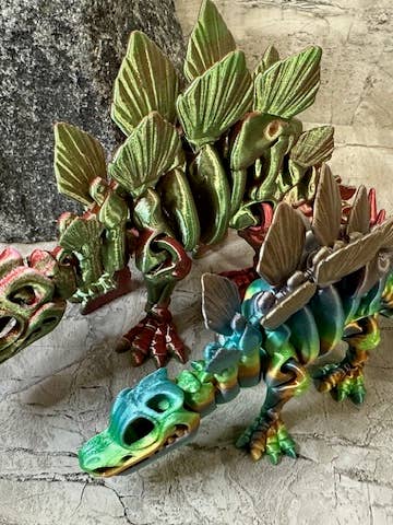 Flexi Stegosaurus Skeleton for wholesale by Studio 23 Designs