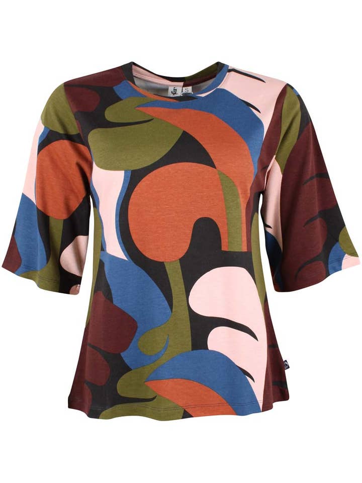 Danefae København - Wholesale T-Shirt - Women's - Daneglad Interlock Tee Black TROPS5