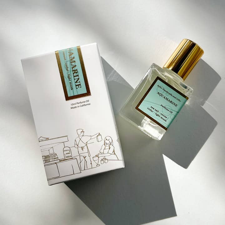 Aquamarine - Roll-On Perfume Oil (w/ New Packaging Box) for wholesale by Kyler Handcrafts and Gifts