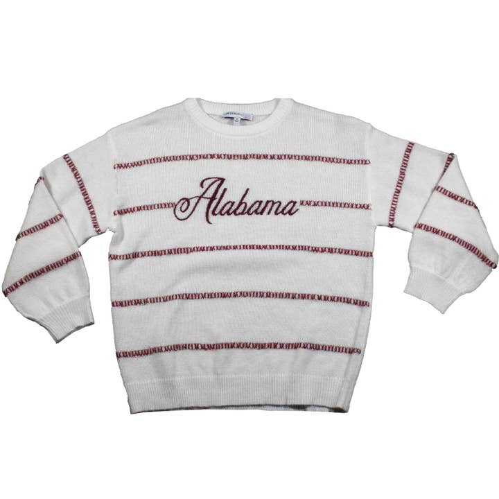 Kickoff Couture - Wholesale Knit Sweater - Women's - Threaded Script Sweater- Collegiate Licensed8