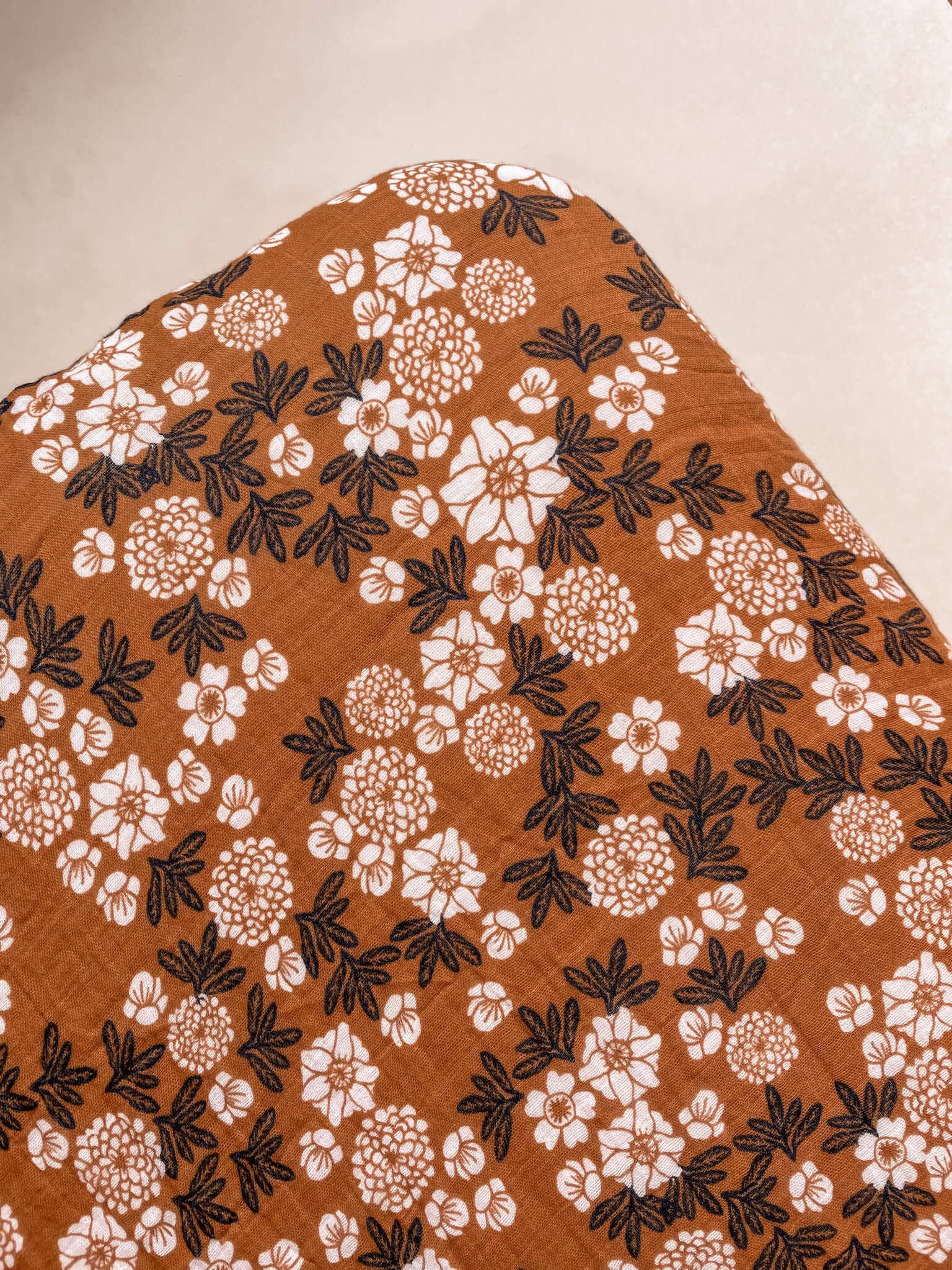 Moon + Mystics - Wholesale Cot/crib sheets - Marigold Muslin Crib Sheet2