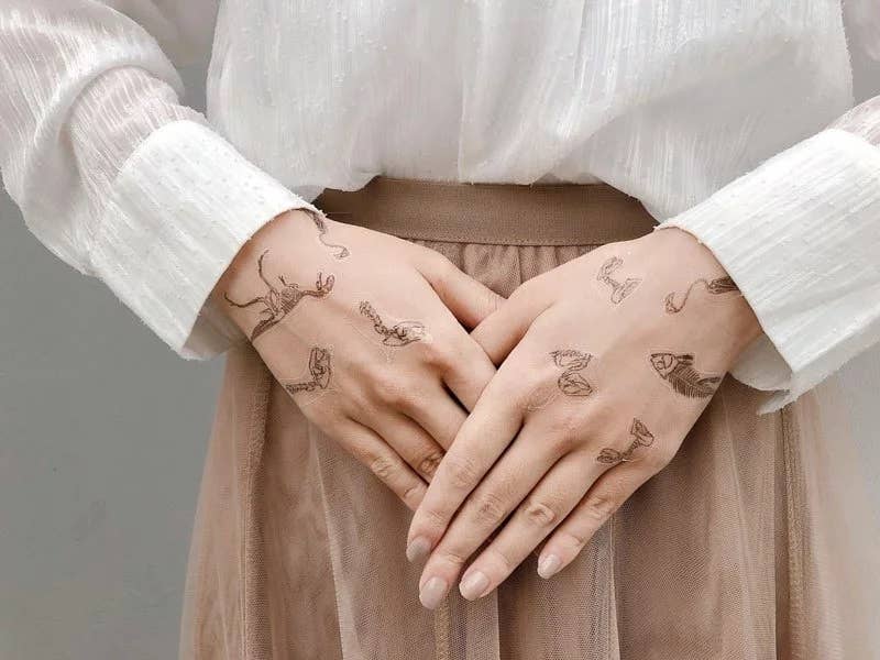 PAPERSELF - Vente Tatouages temporaires - Os Tattoo Temporaire4