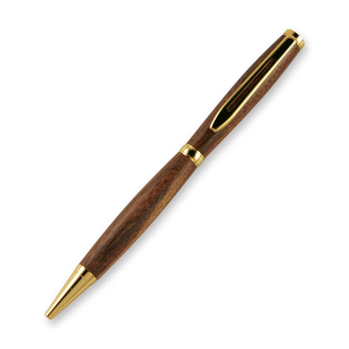 Mesquite Slimline 24kt Gold Twist Pen for wholesale by Woodnotch