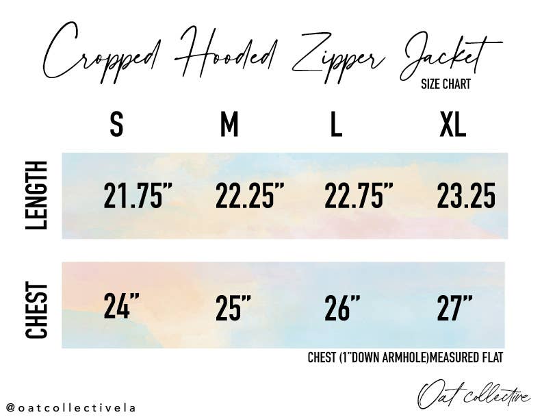 OAT COLLECTIVE - Wholesale Jacket - Women's - CUSTOM CROPPED Mineral Zipper Hooded Pullover7