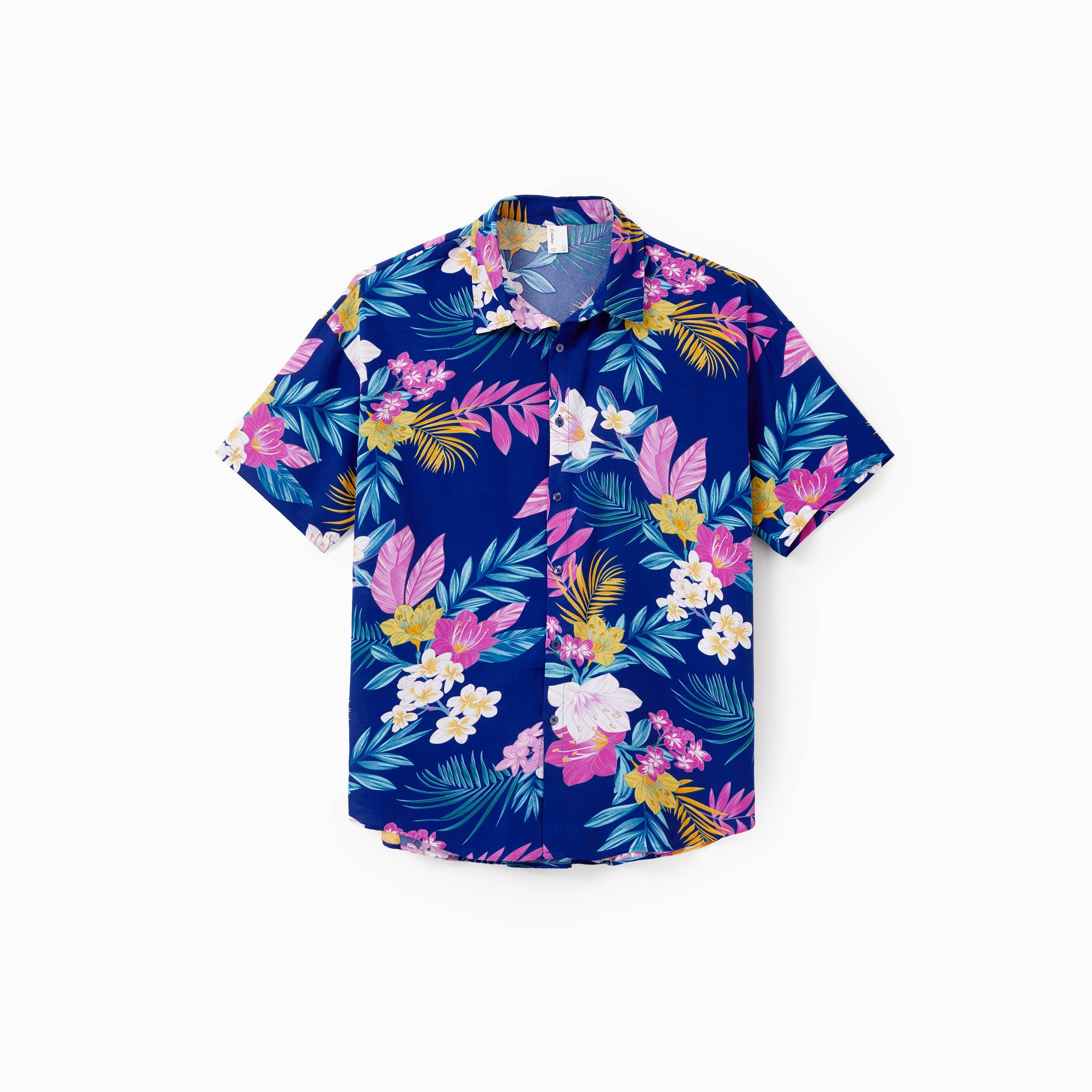 Blu profondo Abito o Set di Camicia e Pantaloncini Tropicale Hawaiano per Famiglia in vendita all'ingrosso su Faire19