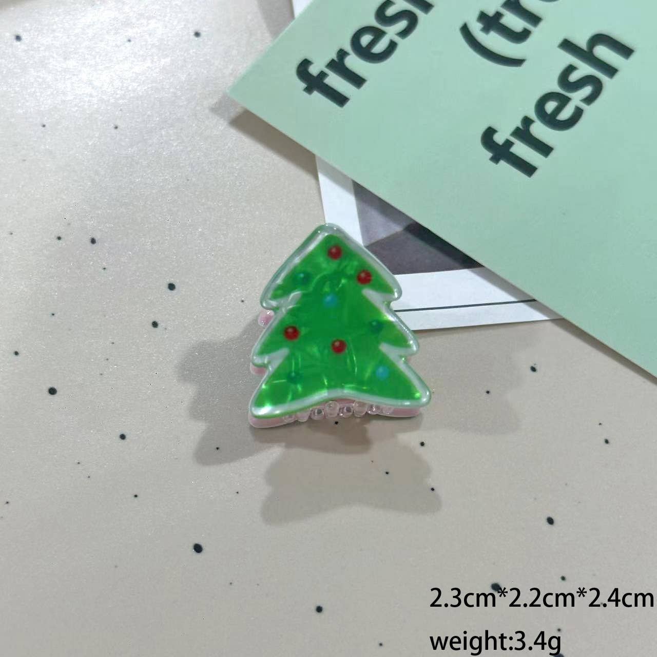 SoapElenGlen - Wholesale Hair Clip - Women's - Santa & Snowman Mini Hair Clip，Christmas Themed Hair Claw2