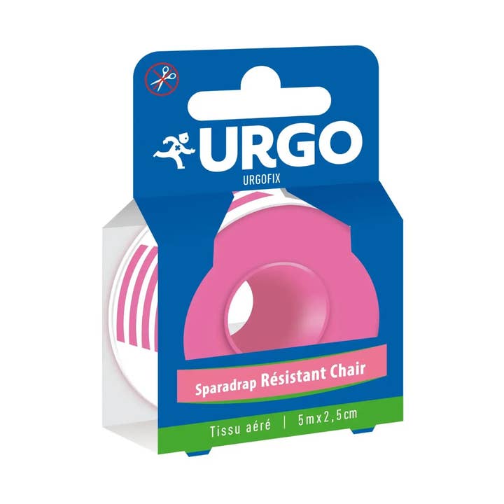 My Podologie - Vente Pansement/bandage - Urgofix - Sparadrap Résistant - Chair - 5 m x 2,5 cm - Urgo0