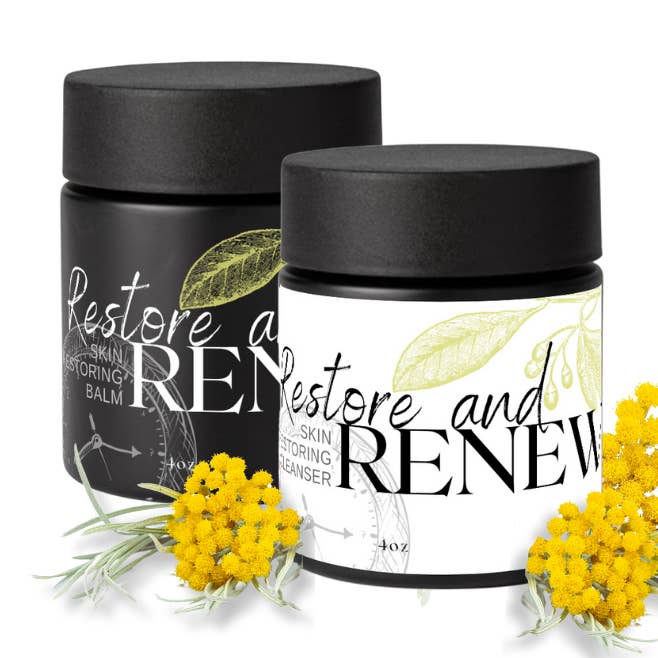 Restore and RENEW Firming & Anti-Aging Duo for wholesale by NAKED body essentials