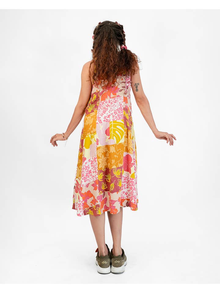 Balizen Direct from Bali - Wholesale Dress - Women's - NEW | Semi Swing Dress | Patchwork Warm3