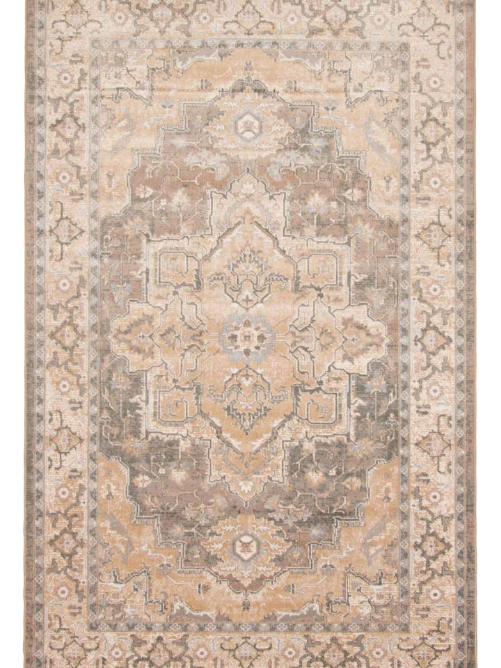 Tapis de zone Ashby Tan pour la vente par ECARPETGALLERY