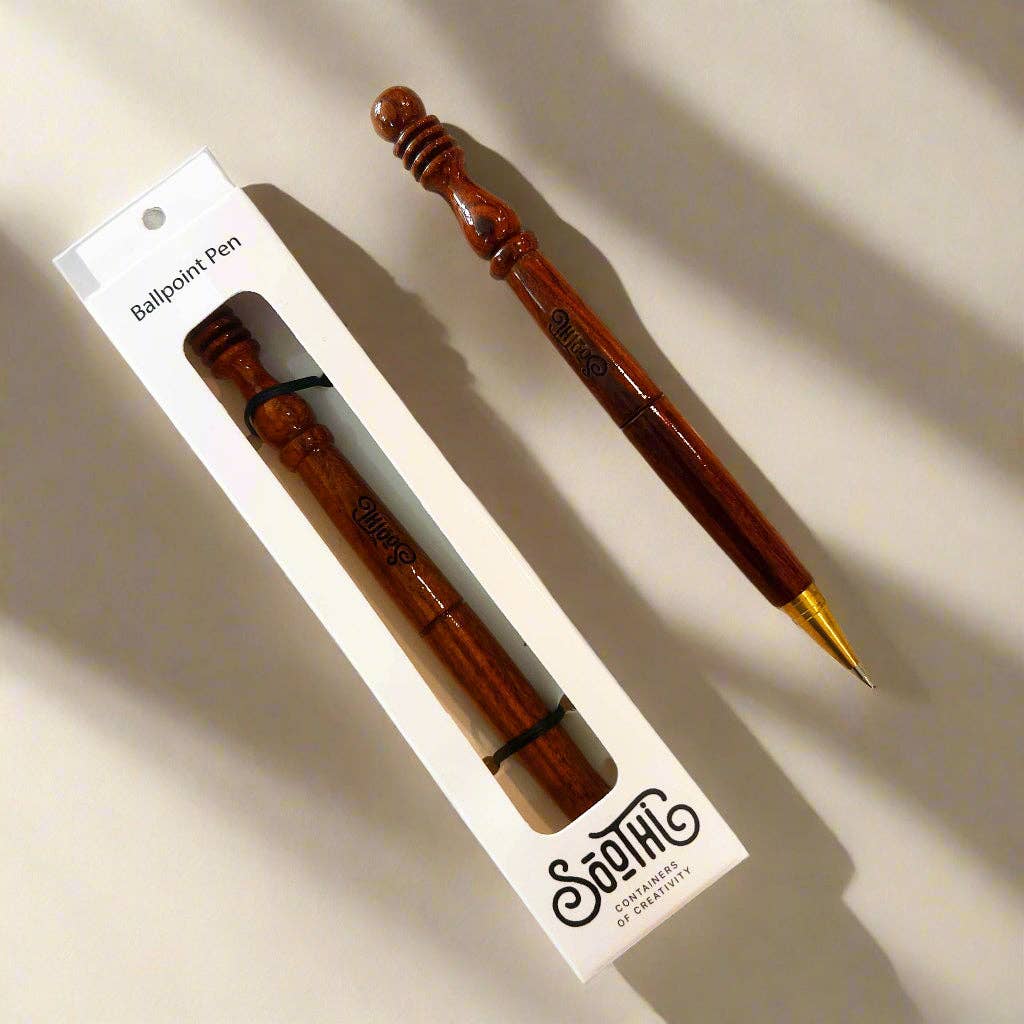 Soothi | Containers Of Creativity - Wholesale Pen - Handmade Sheesham Wood Pen4