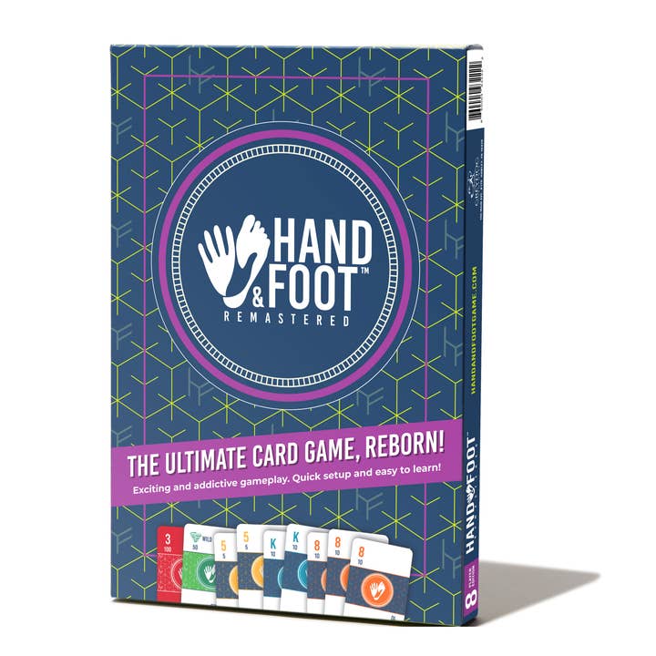 Hand & Foot Remastered Card Game 8 Players- 14+ - Great Gift for wholesale by Gray Dog Games