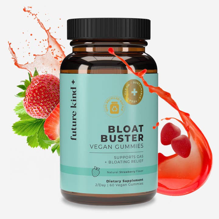Future Kind - Wholesale Oral Supplement/Vitamin - Vegan Probiotic Gummies: Gas & Bloating Relief