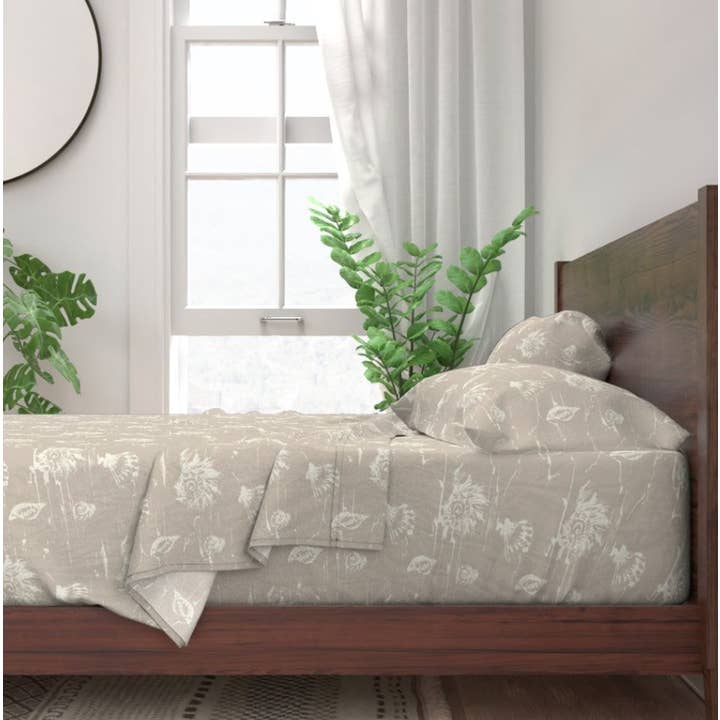 Fox & Willow Design Studio – wholesale Sheet set – Seashells by the Shore Sheets