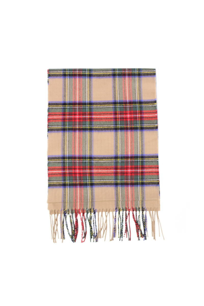 David And Young - Wholesale Scarf - Unisex - Softer than Cashmere PLAID BUFF Vegan Cashmere Touch Scarves21