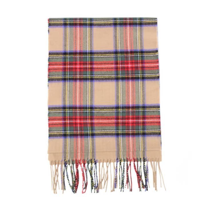 David And Young - Wholesale Scarf - Unisex - Softer than Cashmere PLAID BUFF Vegan Cashmere Touch Scarves27