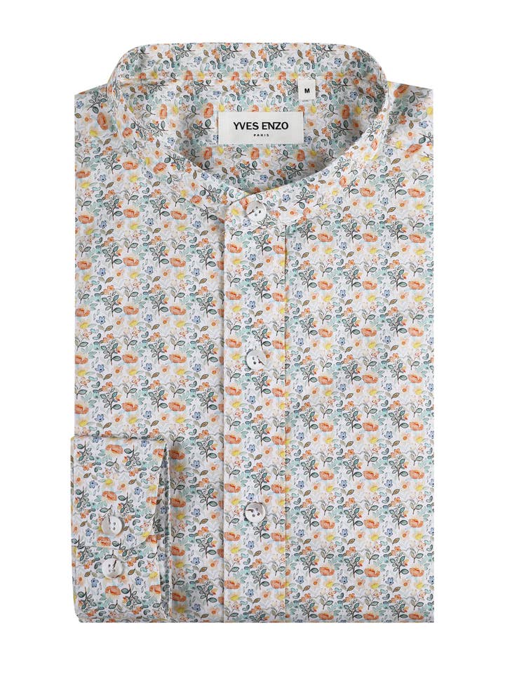 Yves Enzo - Wholesale Button Down Shirt - Men's - Digital prints shirt "PREMIUM" collection1