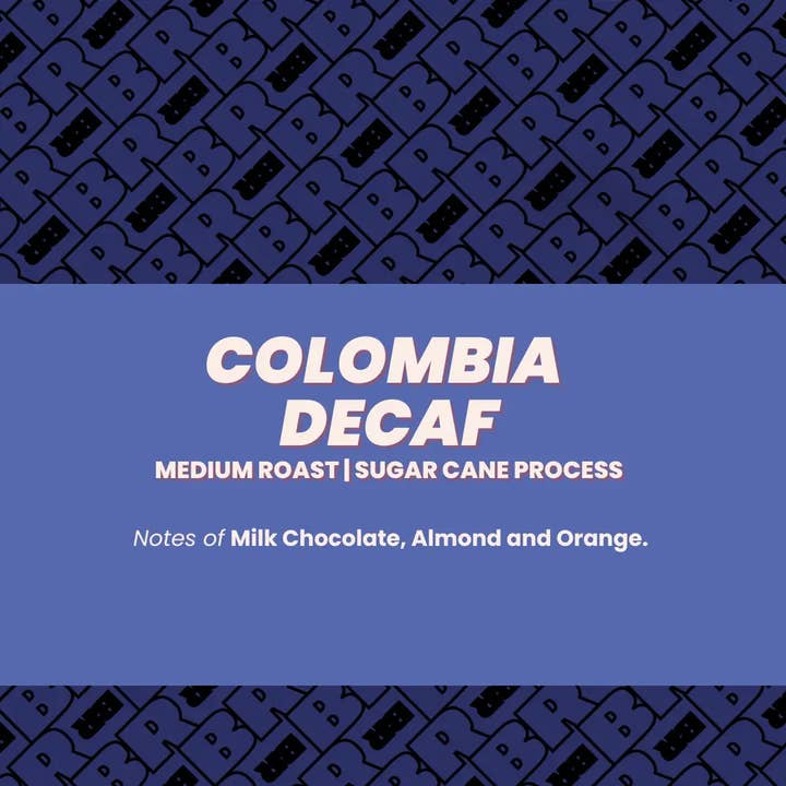 Colombie Décaféiné 2lb ou 5lb pour la vente par Brewtus Roasting