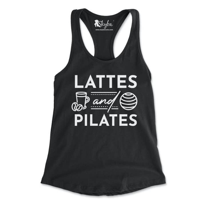 Lattes & Pilates - Women's Slim Fit Tank for wholesale by Skyba
