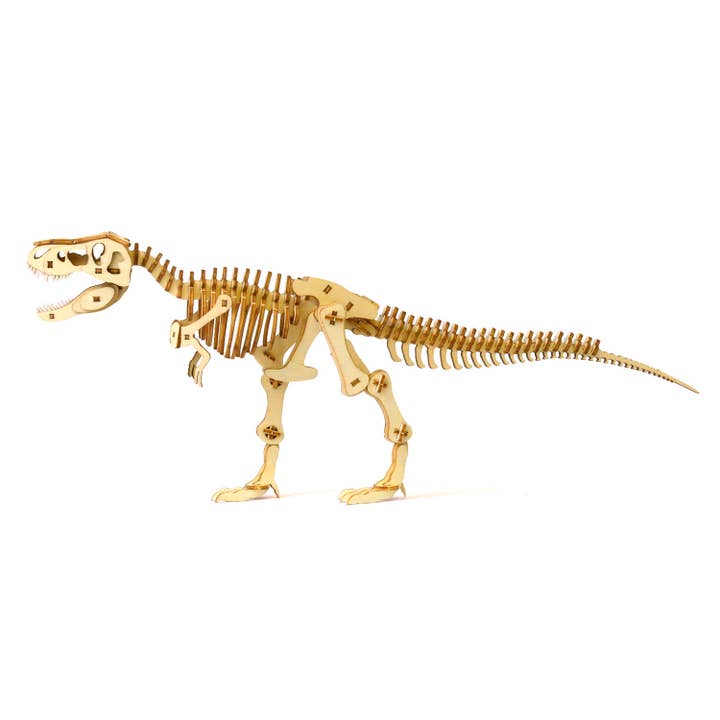 Magnote - Wholesale DIY Craft Kit - wa-gu-mi T-Rex (Tyrannosaurus) Wooden 3D Puzzle Kit3