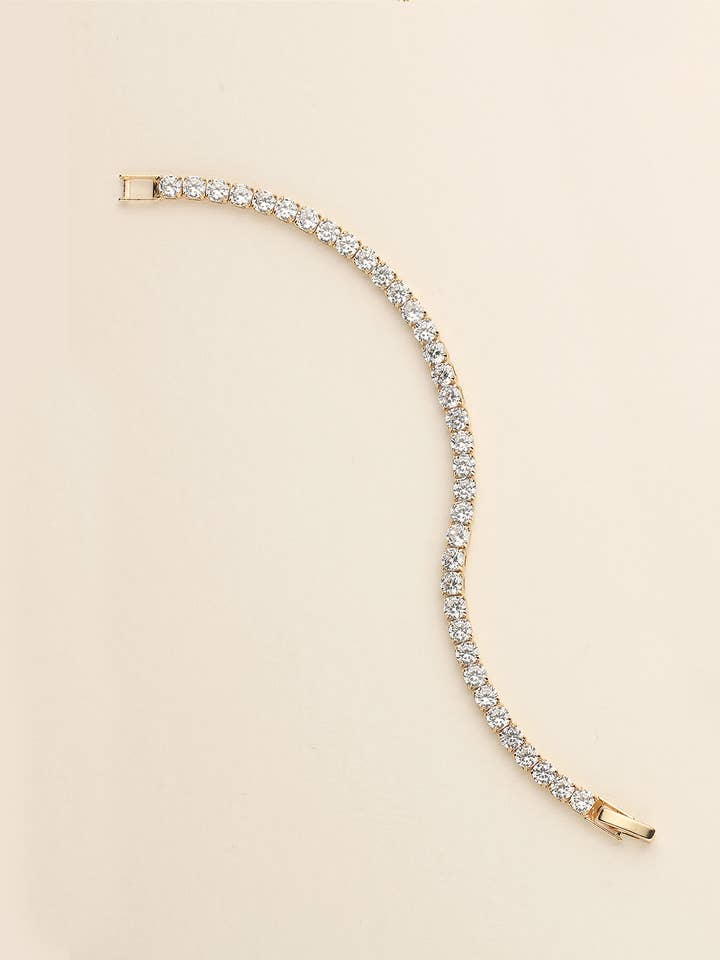 Ella CZ Tennis Bracelet for wholesale by allureweddingjewelry