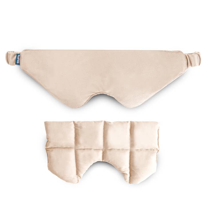 Luna Wellness - Wholesale Sleep/Eye Mask - Hot/Cool Minky Fleece Weighted Eye Mask