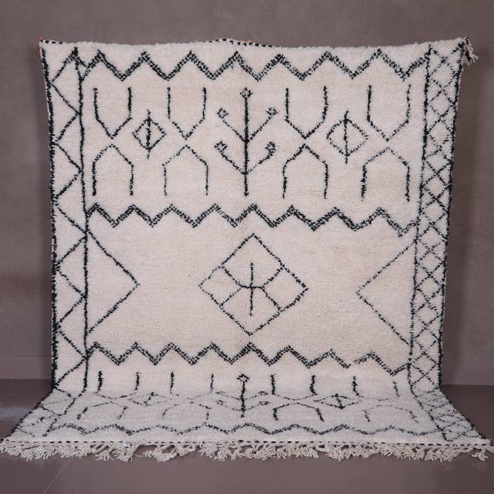 Tapete marroquino vintage Casino Royale 7'x9' (lã) por atacado de Coco Carpets