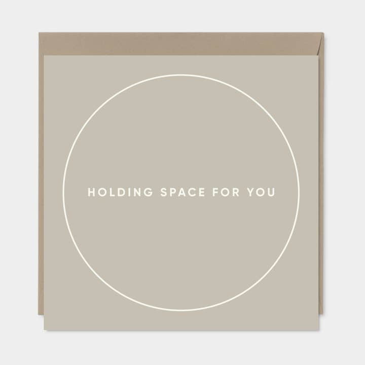 "Holding Space For You" Square Card XIV for wholesale by The Design Craft