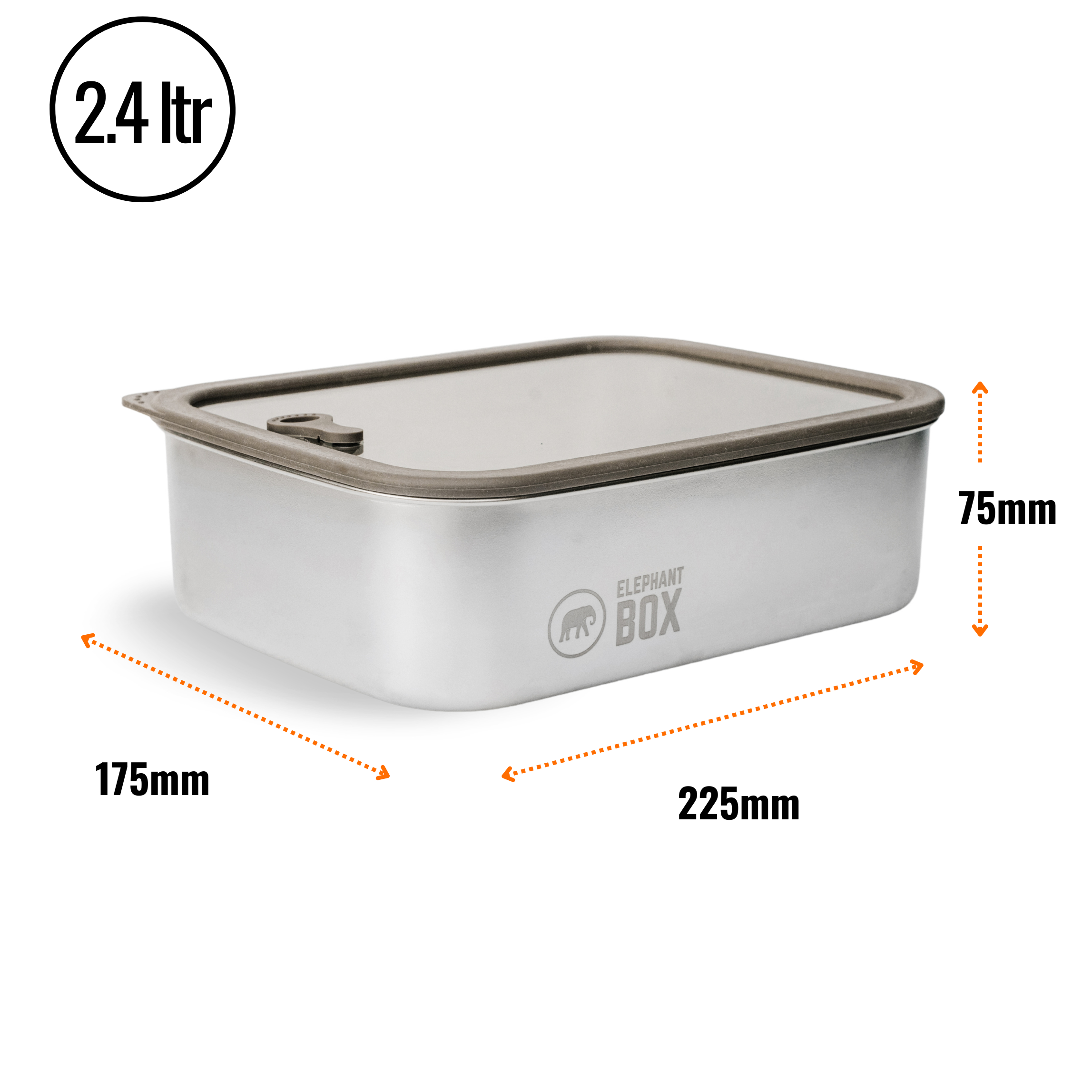 Elephant Box – wholesale Food storage container – Prep & Store Leakproof Food Storage Containers - Grey5