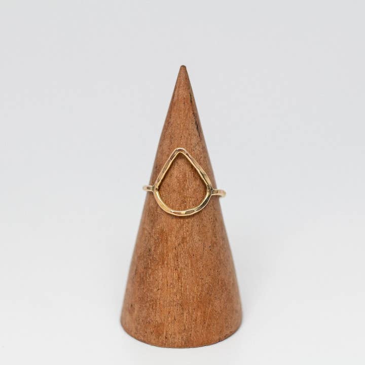 Tumbleweed Shop and Studio LLC – wholesale Band/stacked ring – Open Shape Rings - Circle, Oval, Rectangle and Teardrop2