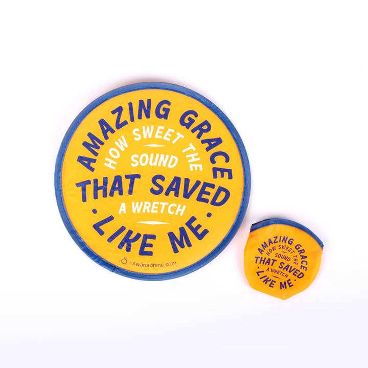 Foldable Hand Fan - Amazing Grace - Pk6 for wholesale by Swanson Christian Products