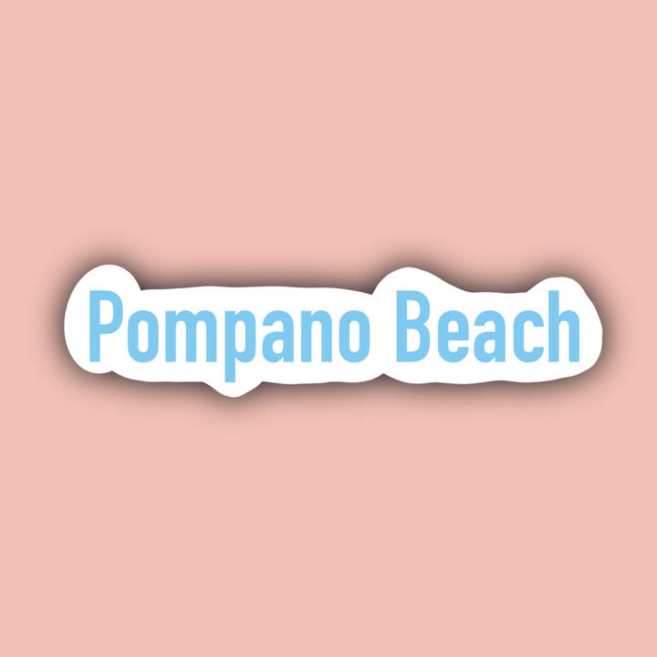 Delmarva Stickers - Wholesale Sticker - Pompano Beach - 3" Waterproof Sticker0