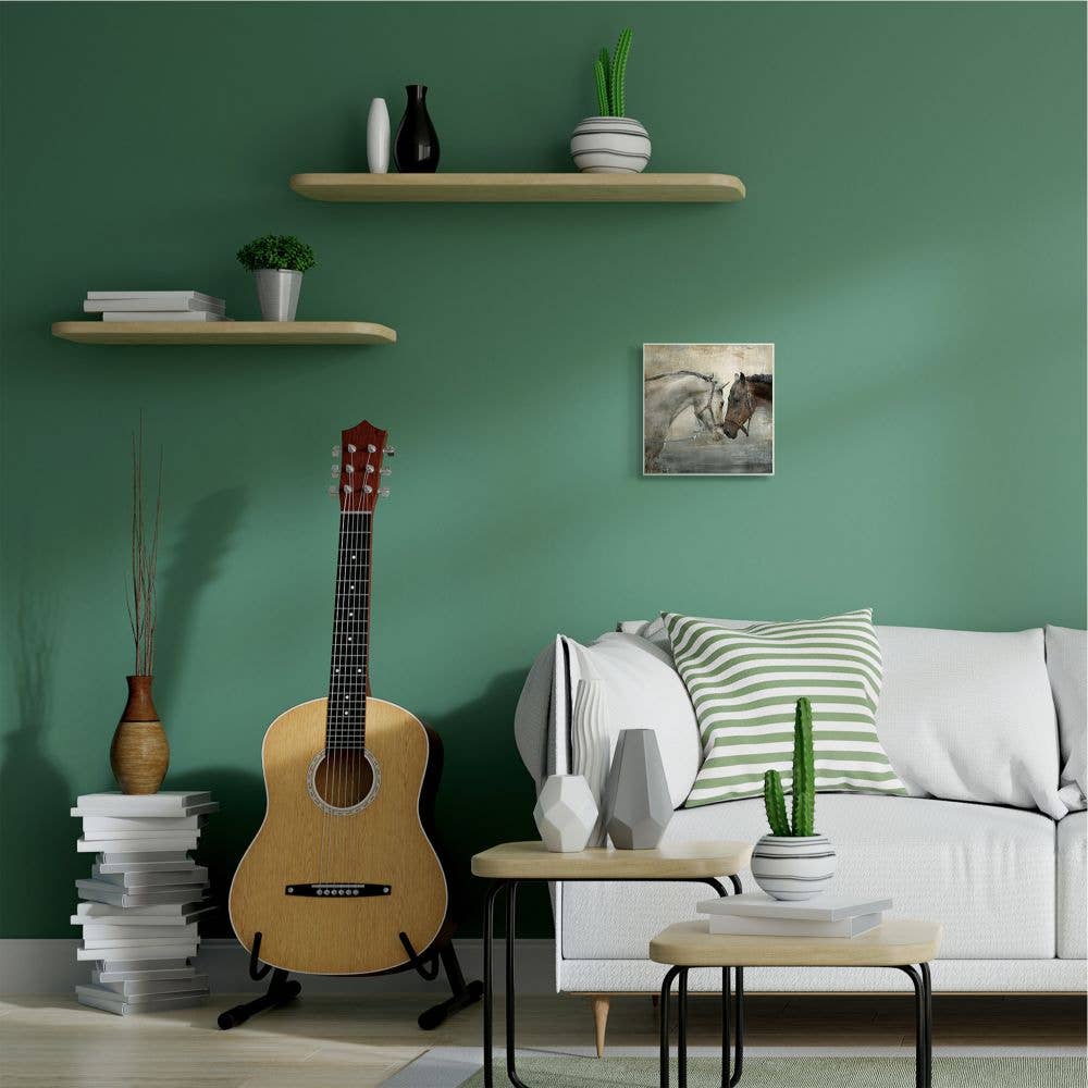 Stupell Industries – Großhandel Wandplakette – Wandschild mit Pferdepaar, strukturiertes Bauernhoftier1