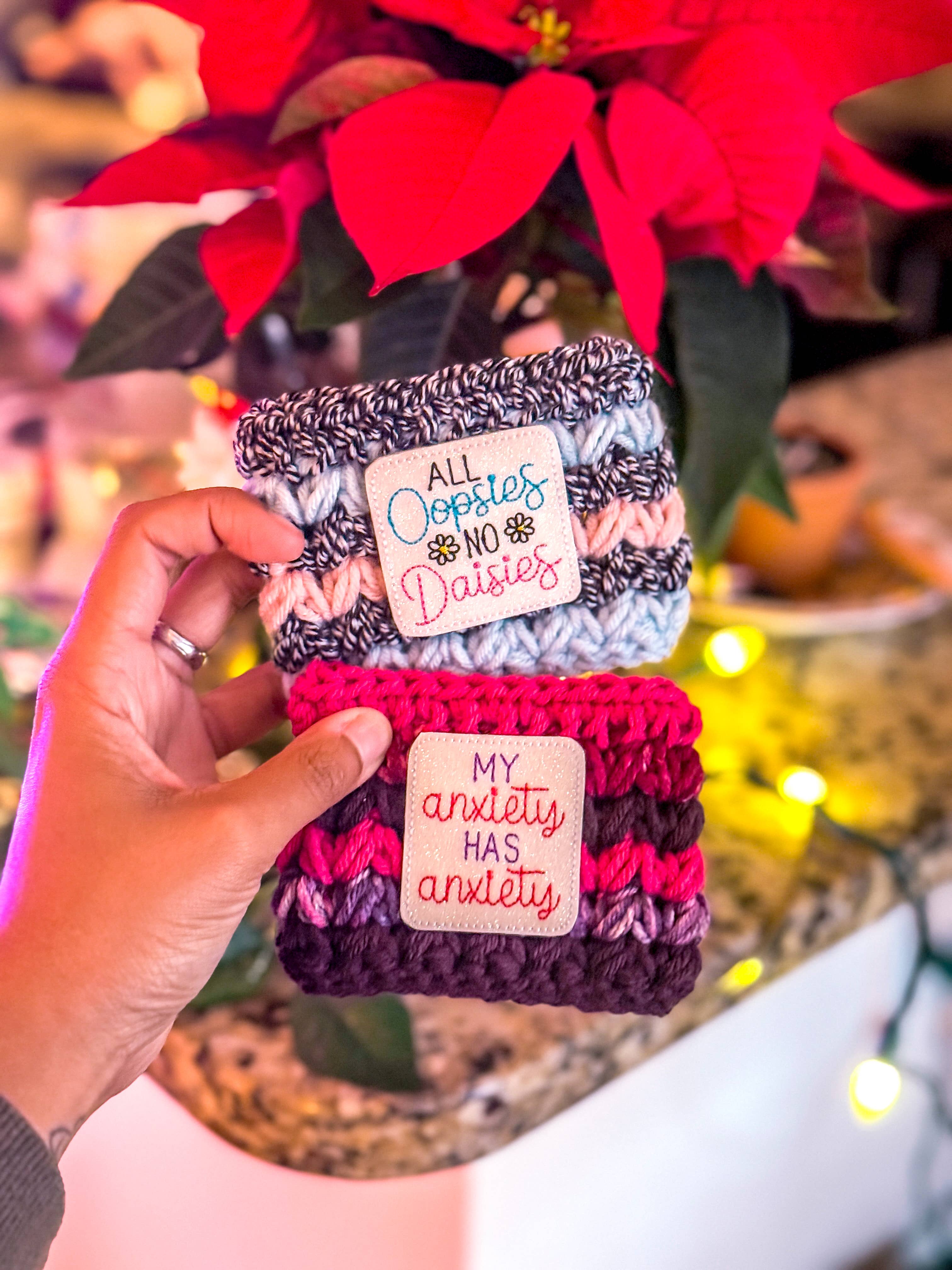 WanderlustBee – Mangas térmicas de bebidas por atacado – A minha ansiedade tem ansiedade - Capa para Copo / Presente Engraçado / Humor1