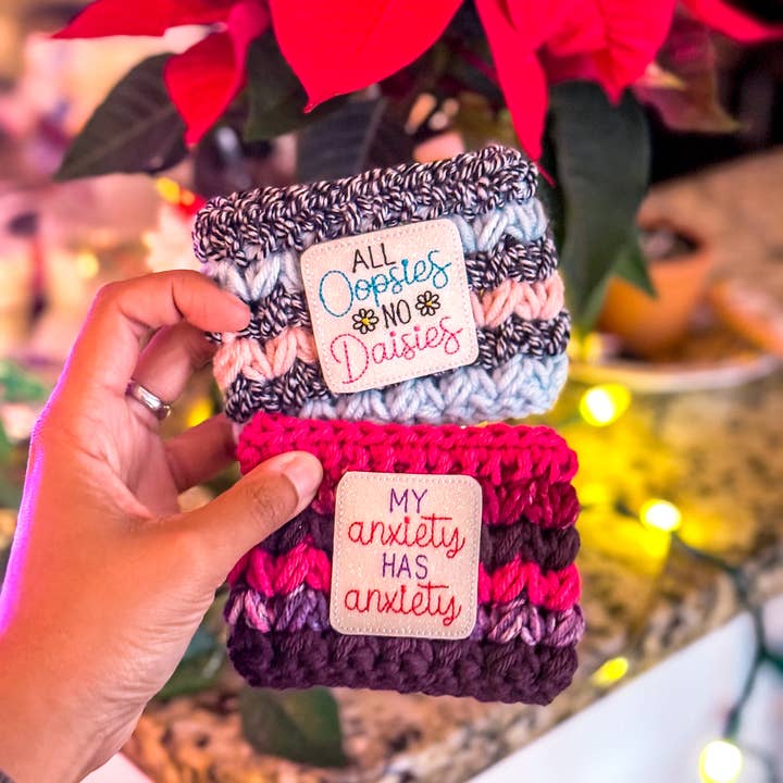 WanderlustBee – Mangas térmicas de bebidas por atacado – A minha ansiedade tem ansiedade - Capa para Copo / Presente Engraçado / Humor1