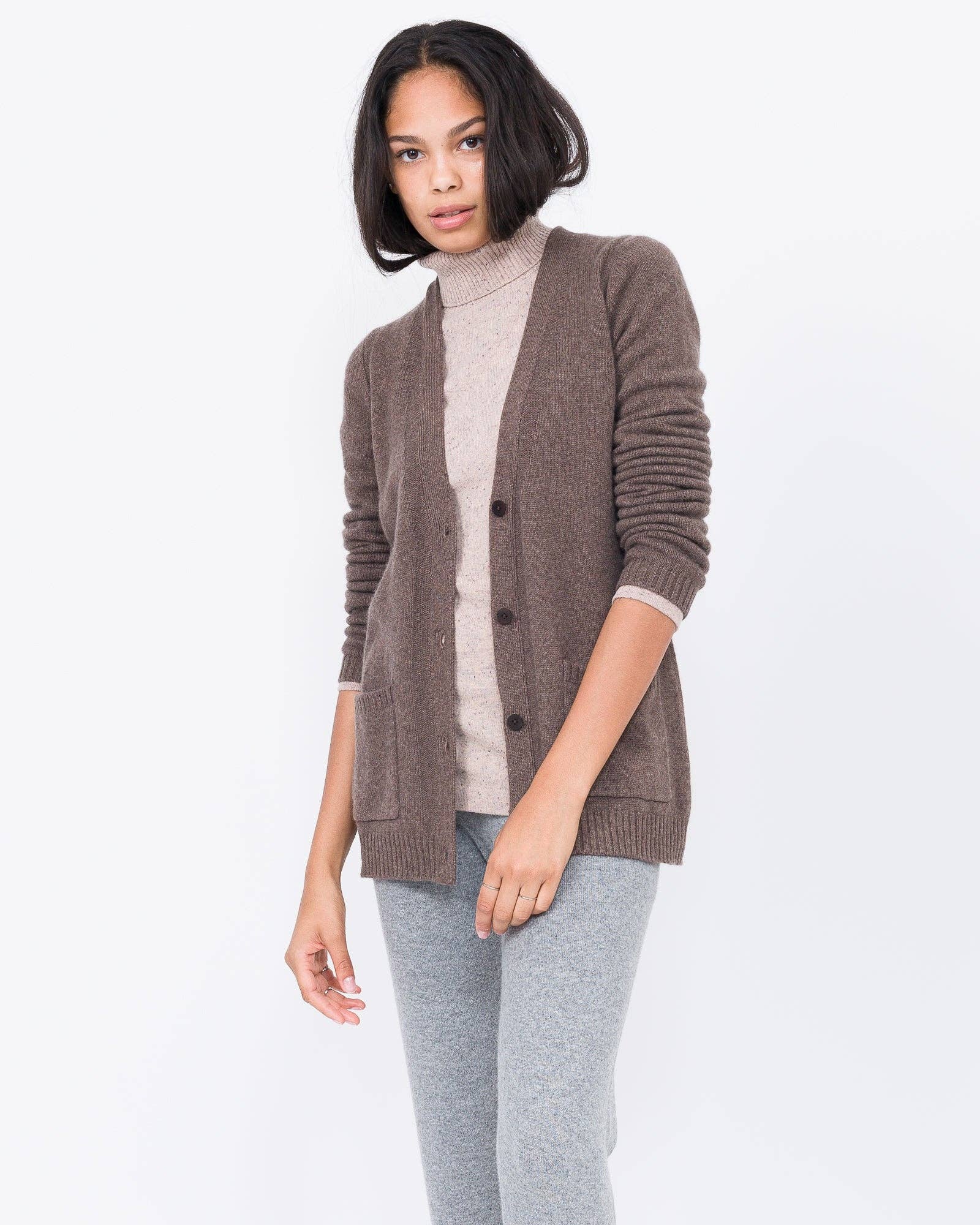QUINN - Vente Cardigan – femme - Cardigan boyfriend en cachemire Yuna6