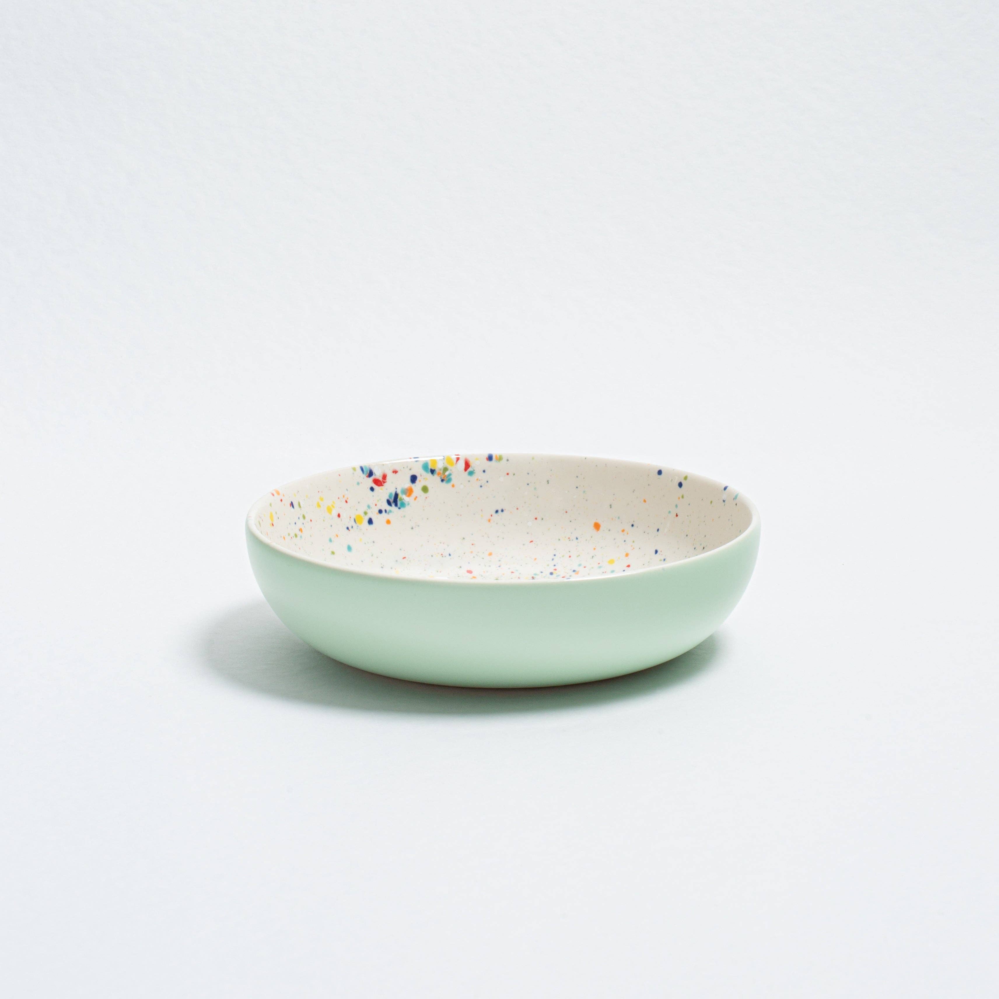 Egg Back Home - Wholesale Dinner Plate - Breeze Party In Stoneware Pasta Plate 21cm 4 Pieces Set Mix Color4