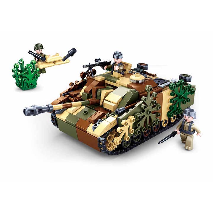 M38-B0858/Army camouflaged German tank for wholesale by Sluban Europe BV