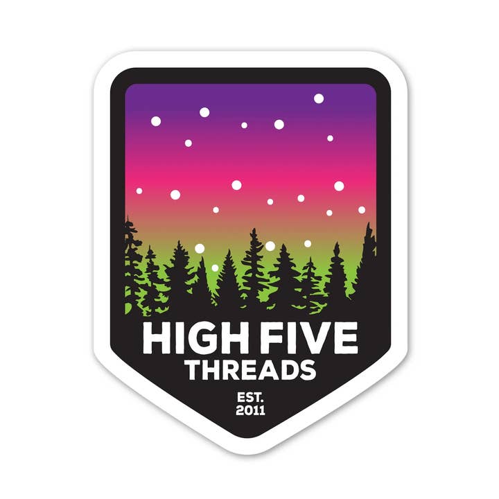 Northern Lights Sticker for wholesale by Great Lakes Proud