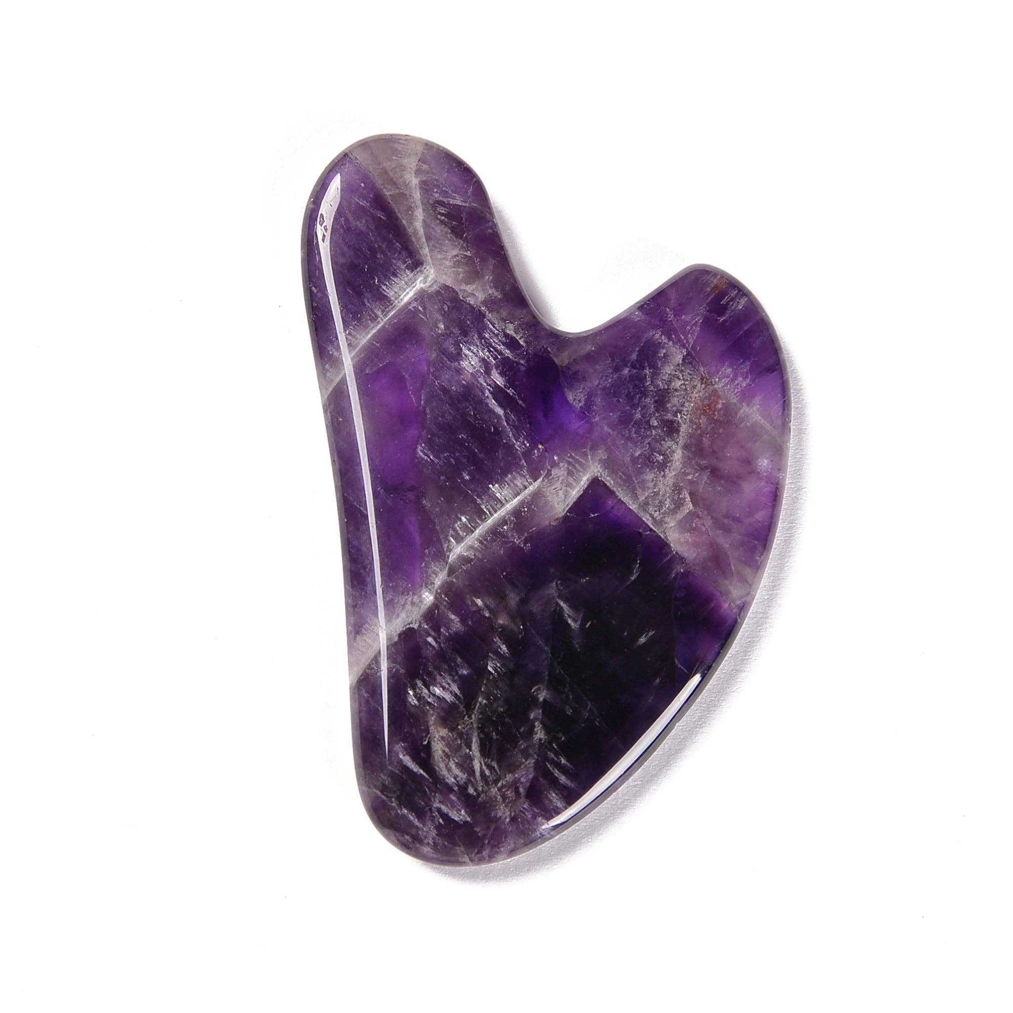 CRCBEADS - Wholesale Gua Sha Tool - Amethyst / Green Jade / Green Aventurine Gua Sha Massage Stone Tool Size60x80mm0