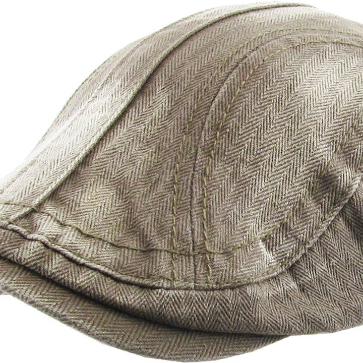 KBETHOS - Wholesale Newsboy/Schoolboy Hat - Men's - CLASSIC WASHED NEWSBOY IVY21