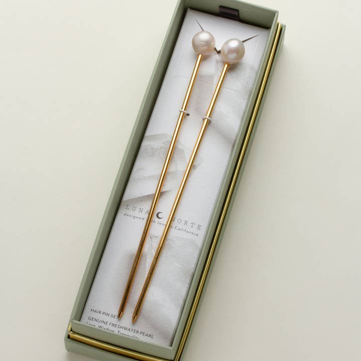 Luna Norte - Wholesale Haarspeldje - Ebb and Flow Pearl haarspeldsieraden2