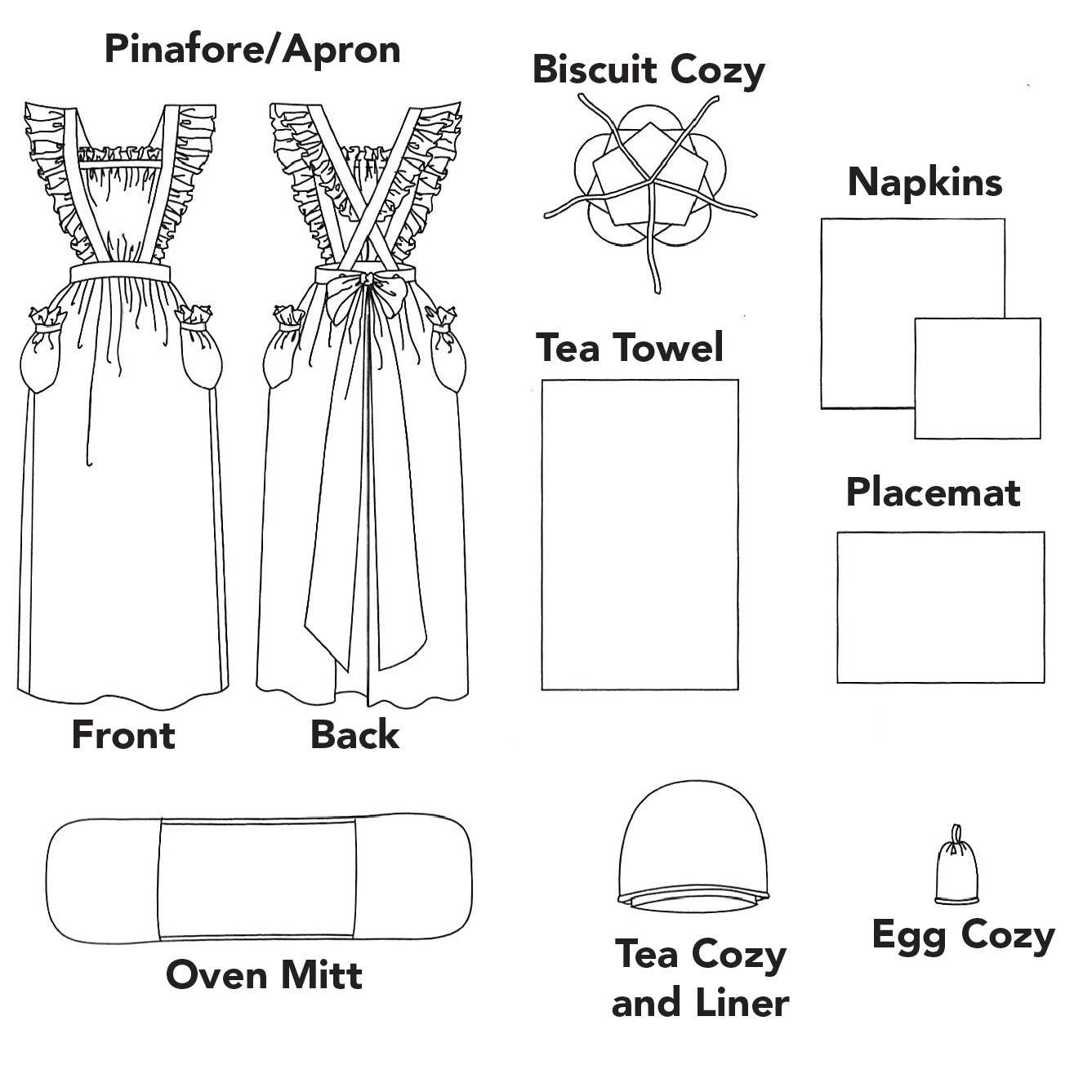 Folkwear - Wholesale Apron - 303 English Cottage Kitchen2