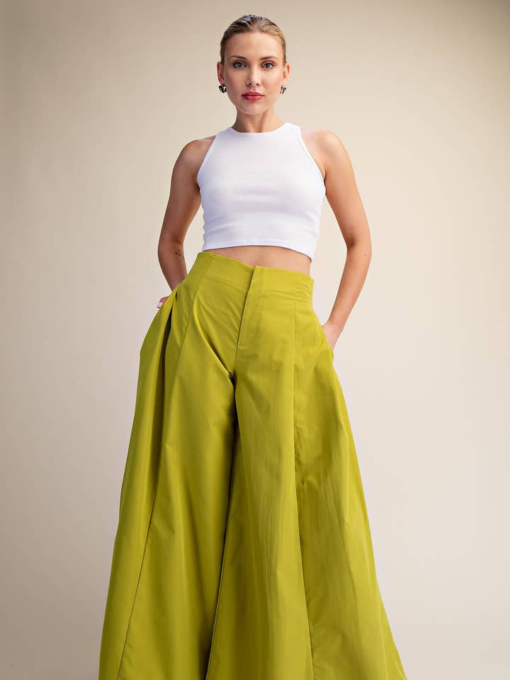 A-Line High Waist Palazzo Pants for wholesale by Glam
