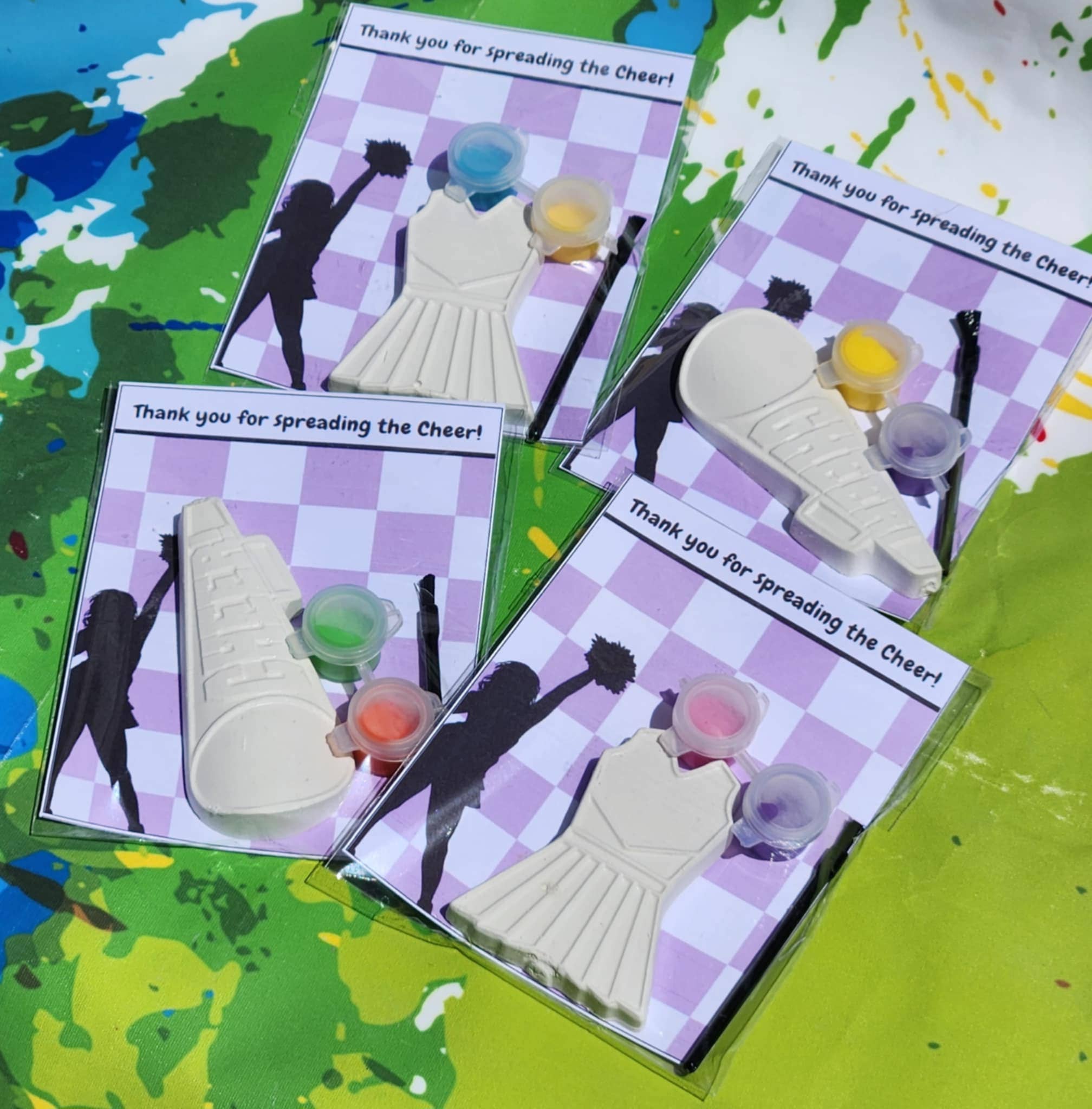 Snazzy Crayons - Wholesale Party Favor - Cheer Party Favors | Cheerleader Paint Kits | DIY Birthday 2