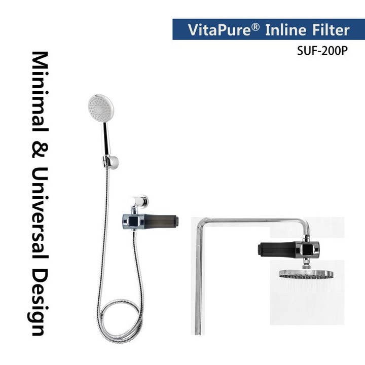 VitaPure America - Wholesale Water Filter - SUF-200P with PureMax - VitaPure Iline Shower & Water Filter
