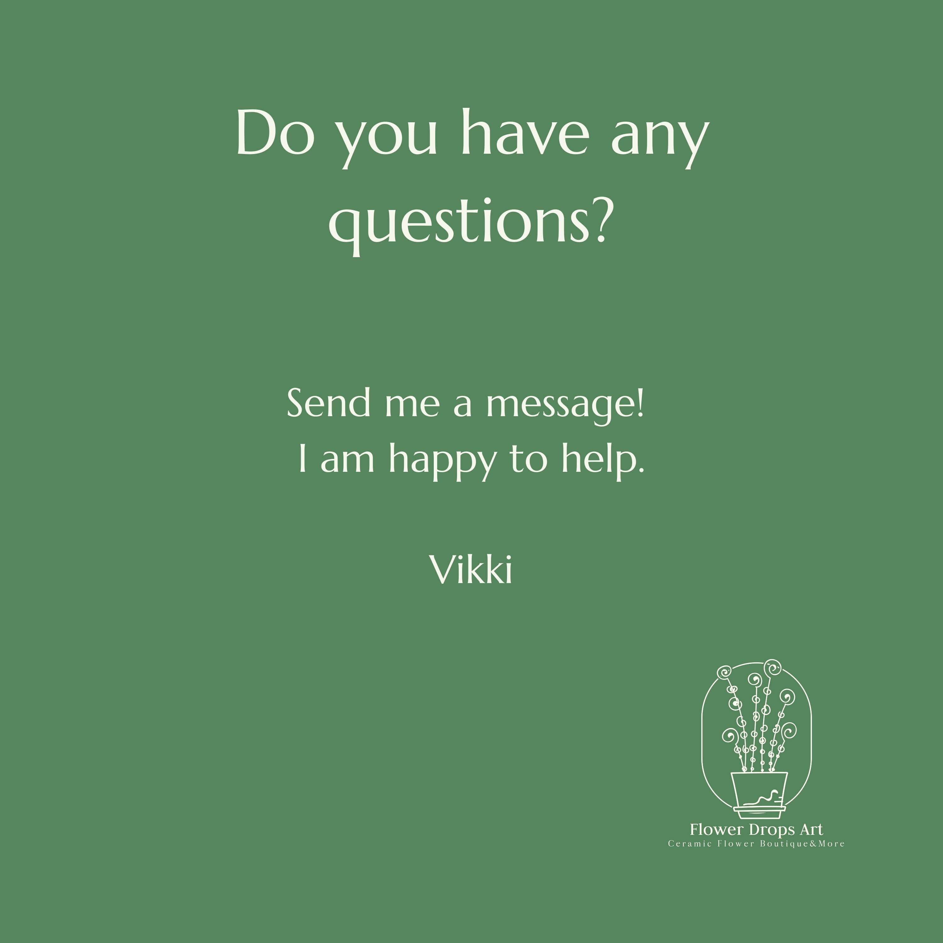 FlowerDropsArt - Vendita all'ingrosso Fiori finti - Fiori in ceramica mini, decorazione per giardino fatato6