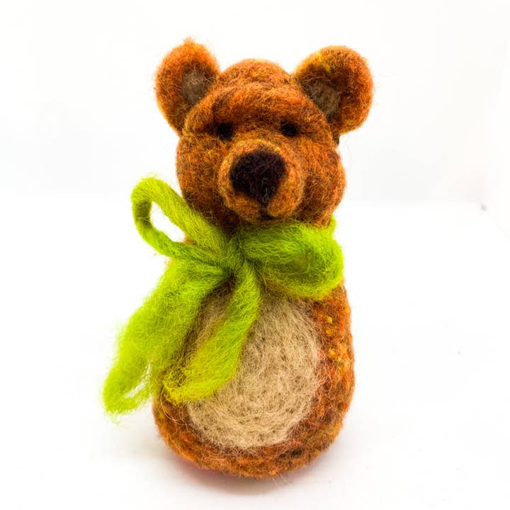 Maplerose GRIZZLY BEAR Needle Felting Kit for wholesale by Maplerose